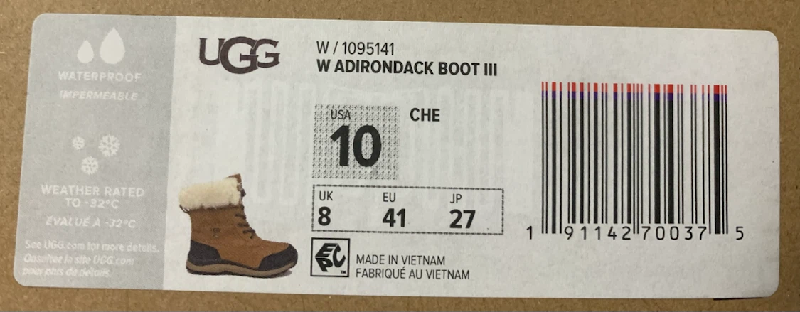 UGG W ADIRONDACK BOOT III (Chestnut) - photo 2