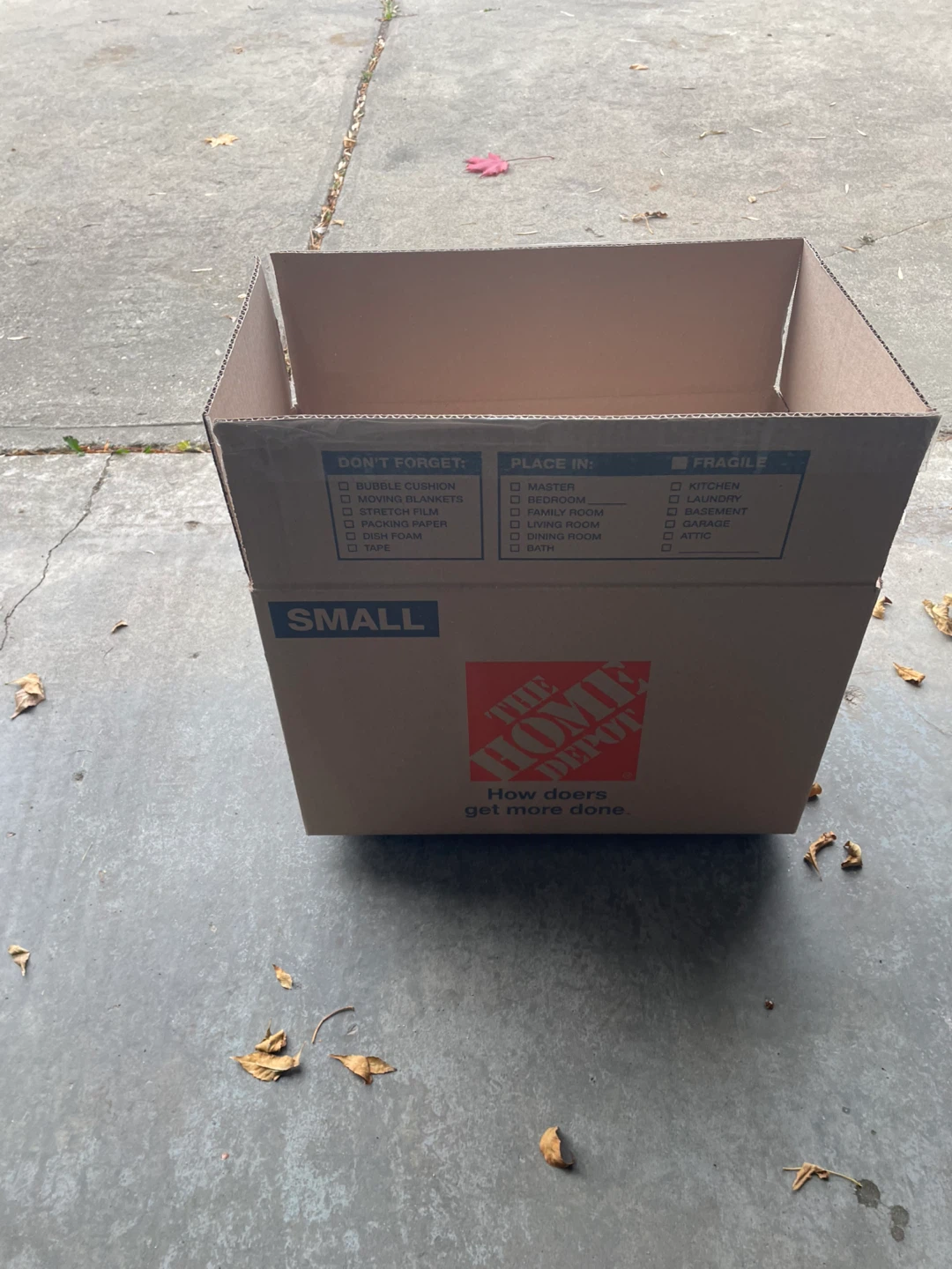 Home Depot Small Moving Boxes