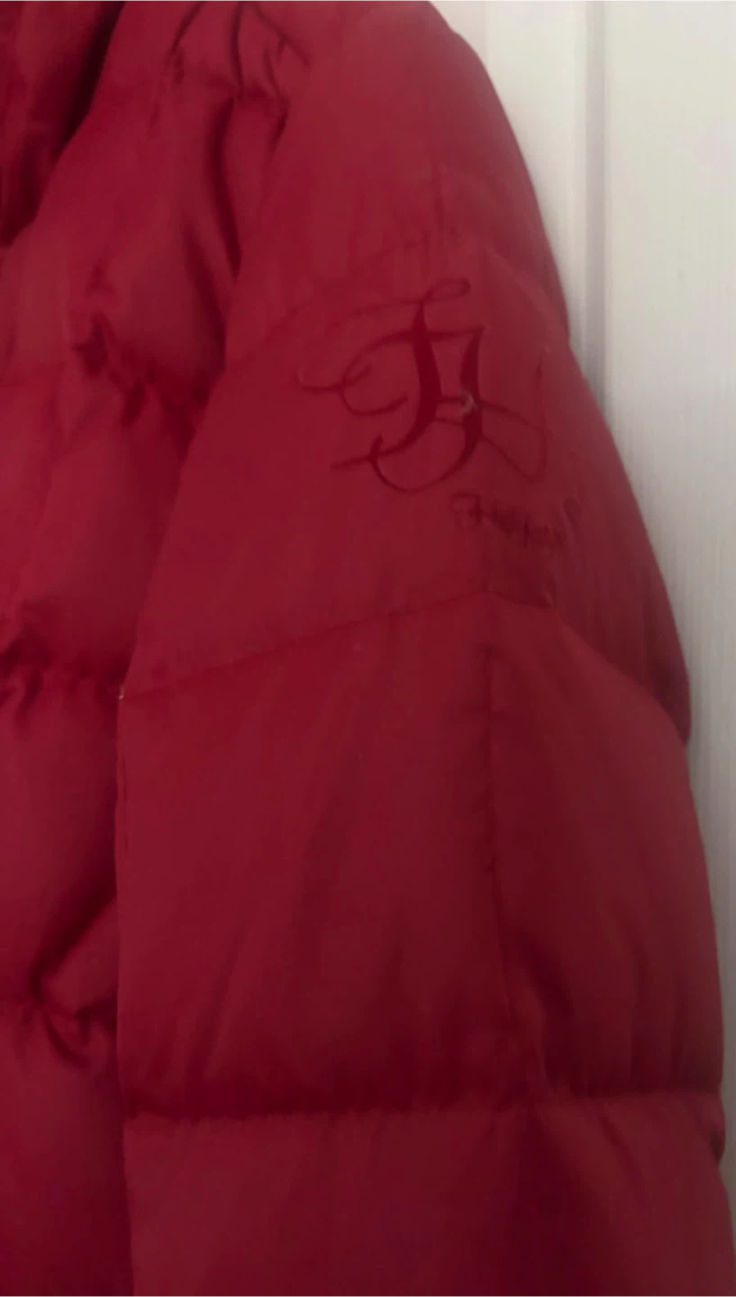 Tommy Hilfiger Denim Red Puffer Jacket - photo 3