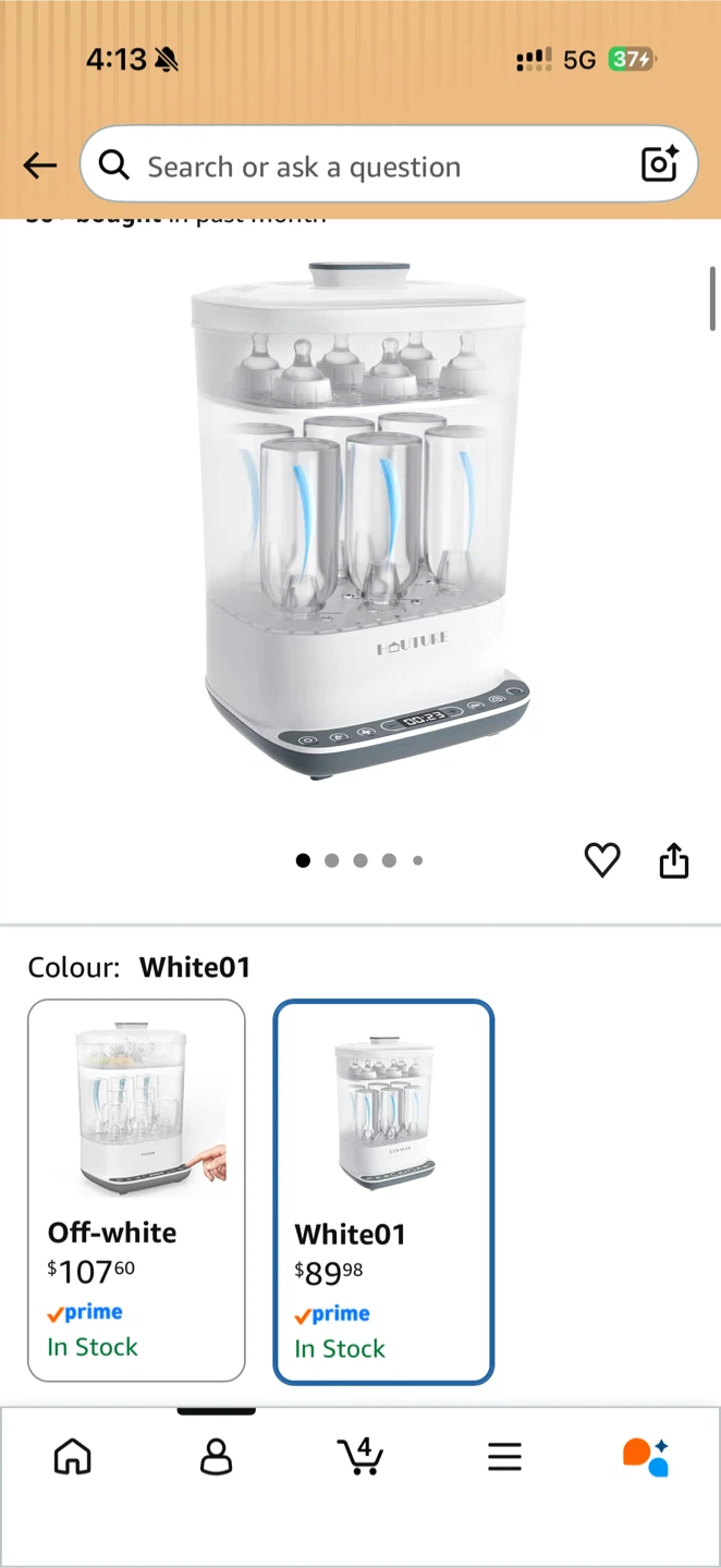 HOUTURE Baby Bottle Sterilizer and Dryer