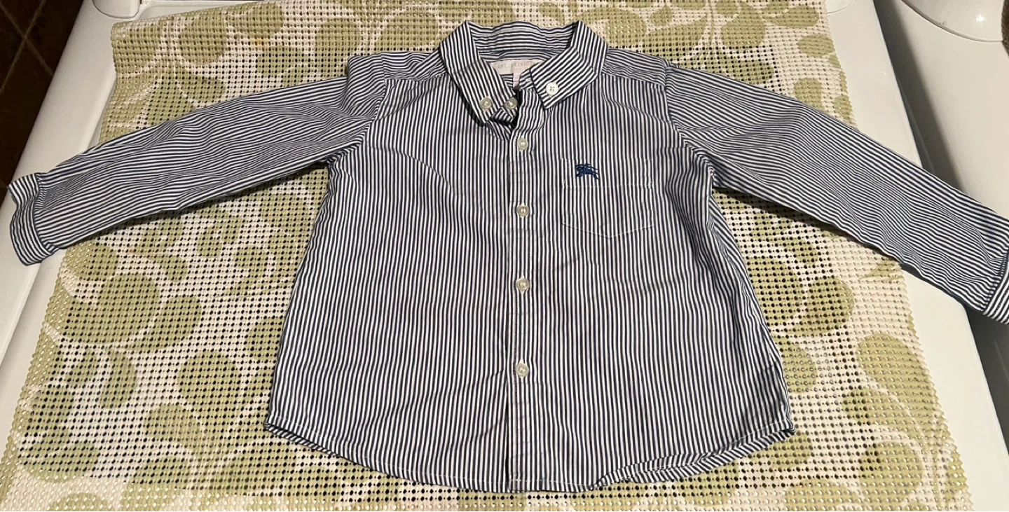Burberry Children's Striped Long Sleeve Shirt 18 months - photo 5