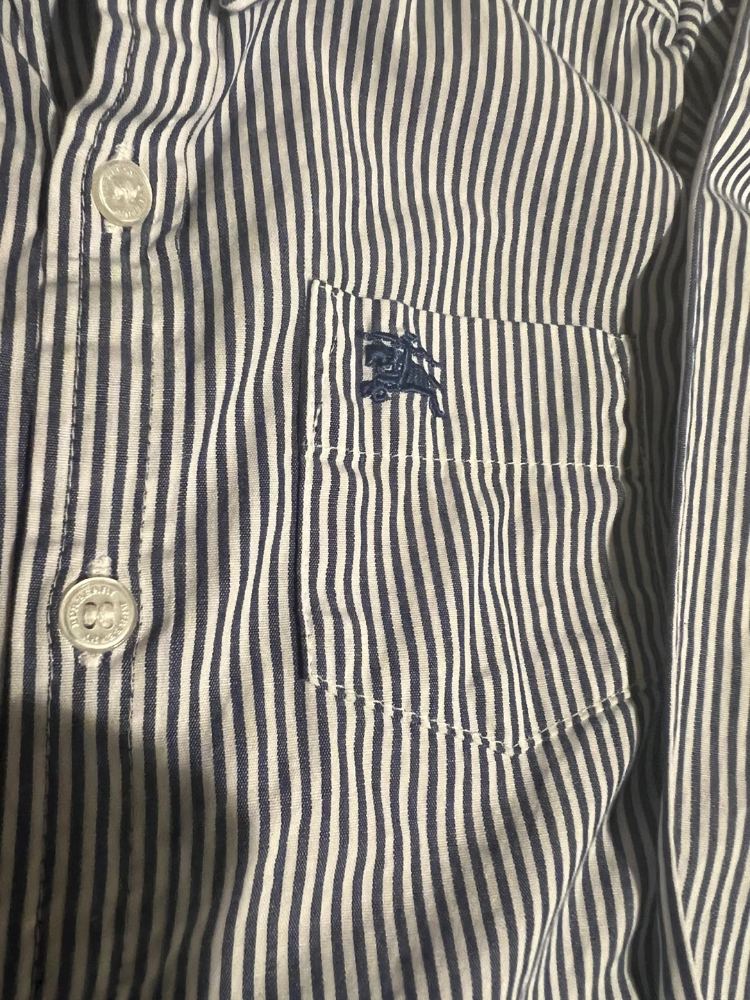 Burberry Children's Striped Long Sleeve Shirt 18 months - photo 2