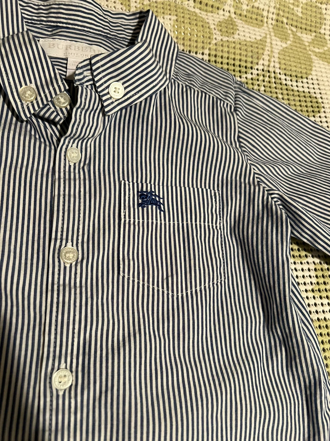 Burberry Children's Striped Long Sleeve Shirt 18 months - photo 4