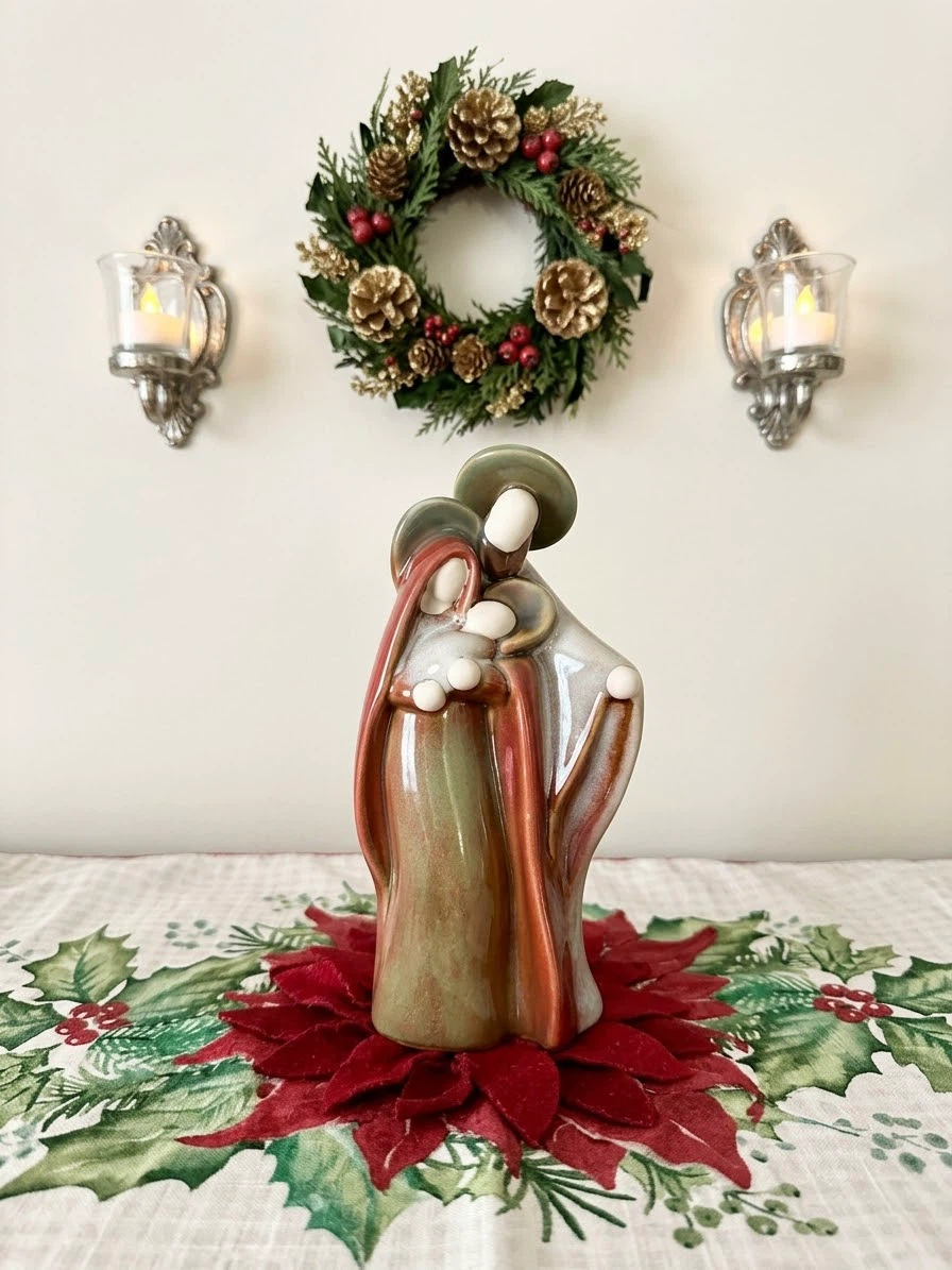 Multi-Piece Christmas Table Centerpiece Set - Nativity & Angels⁠ - photo 2