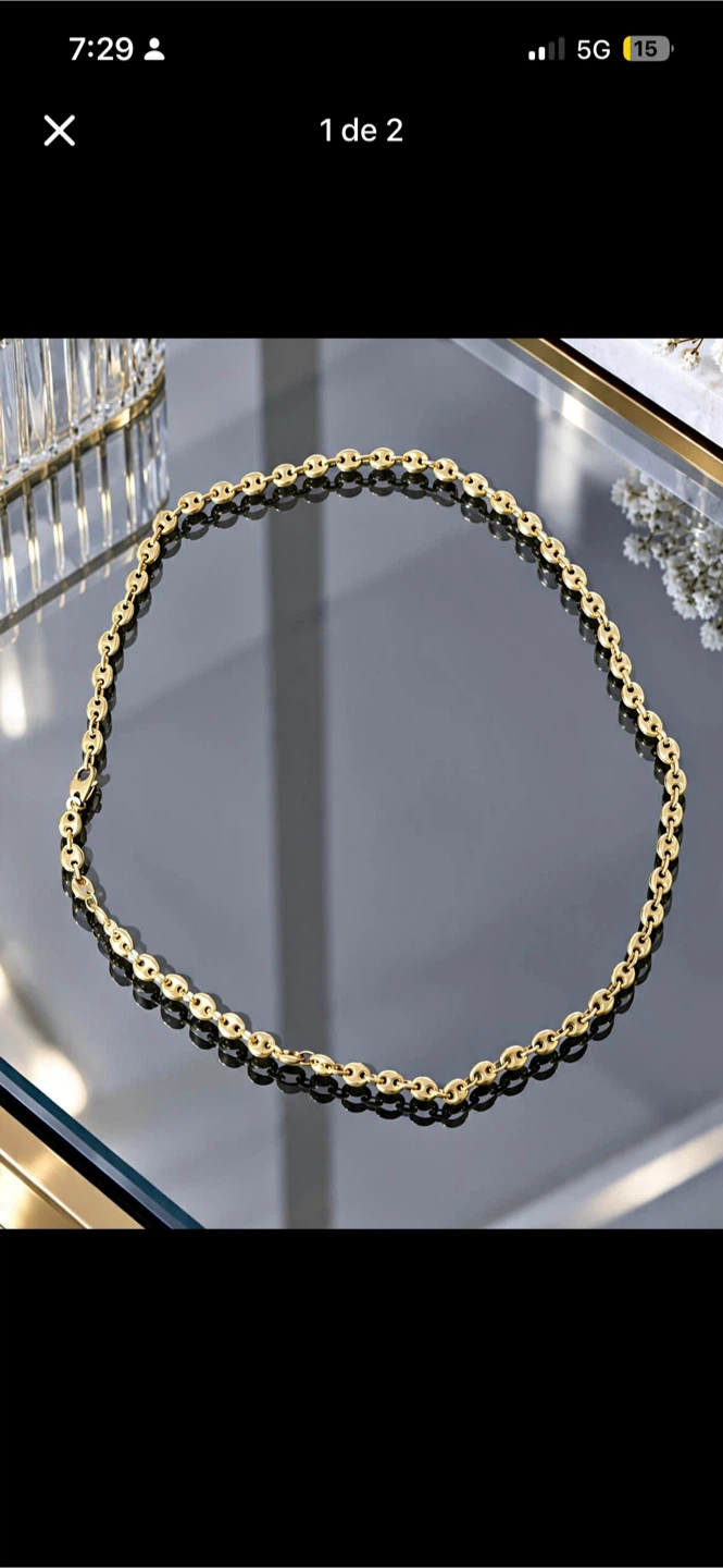 Gold10k Gucci Link Necklace 24” - photo 2