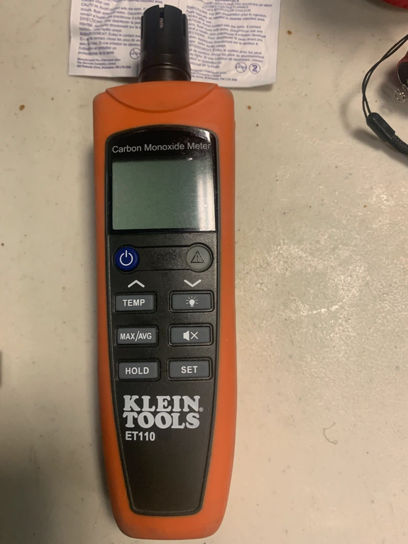 Klein Tools ET110 Carbon Monoxide Meter - photo 4