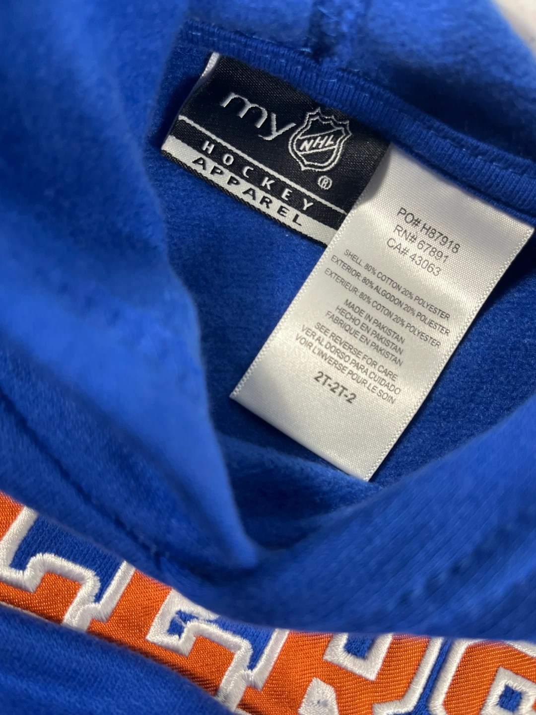 NWT Edmonton Oilers Toddler Hoodie 2T - photo 5