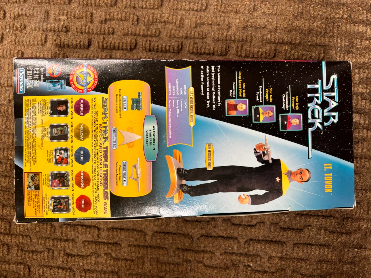 Playmates Star Trek Lt. Tuvok Action Figure - photo 2