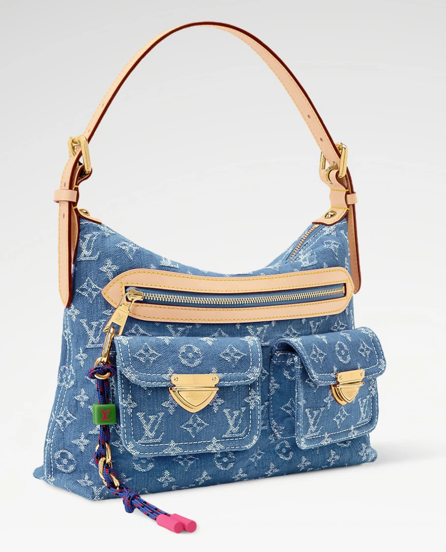 Louis Vuitton Baggy Denim Shoulder Bag