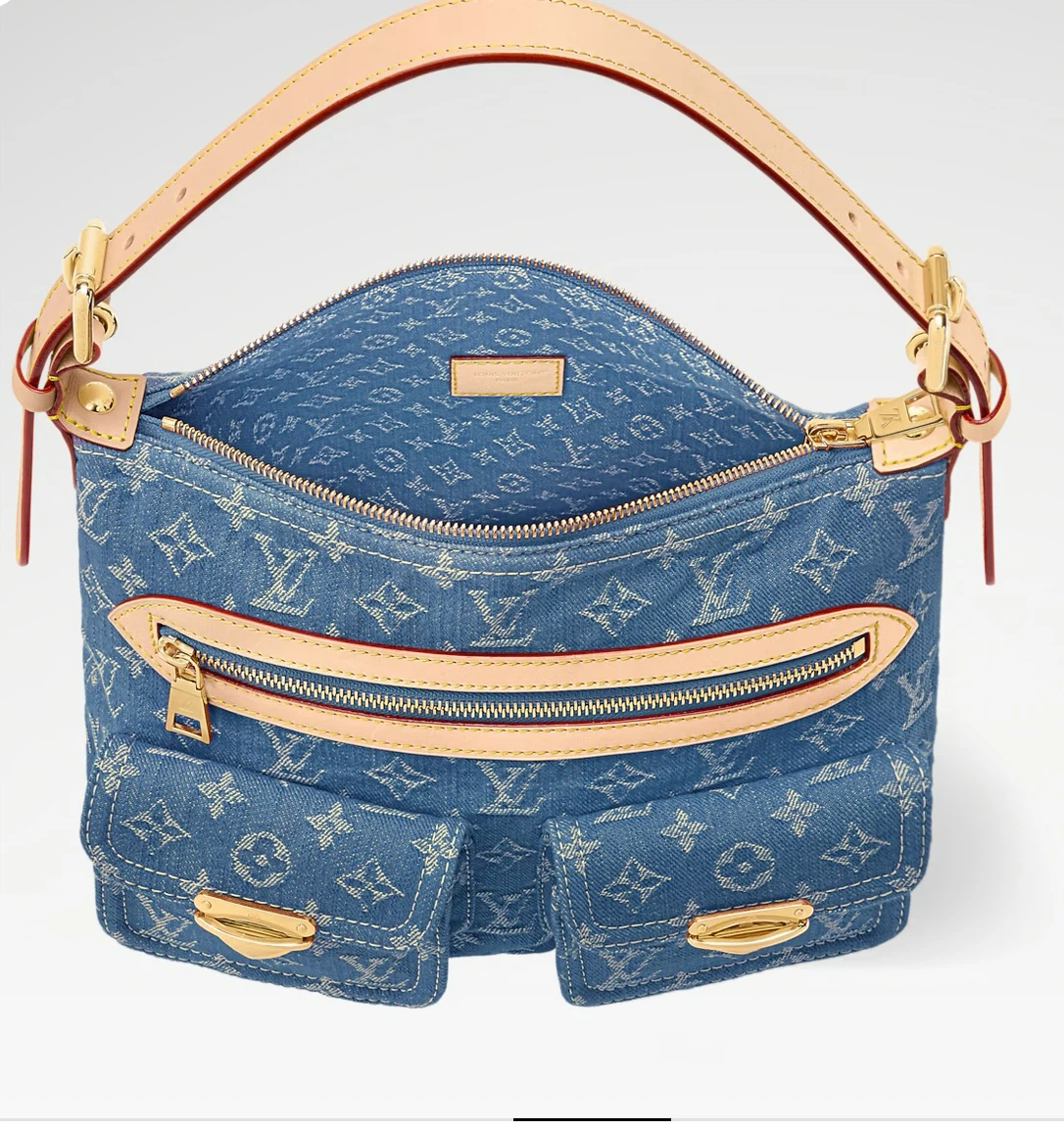 Louis Vuitton Baggy Denim Shoulder Bag - photo 2