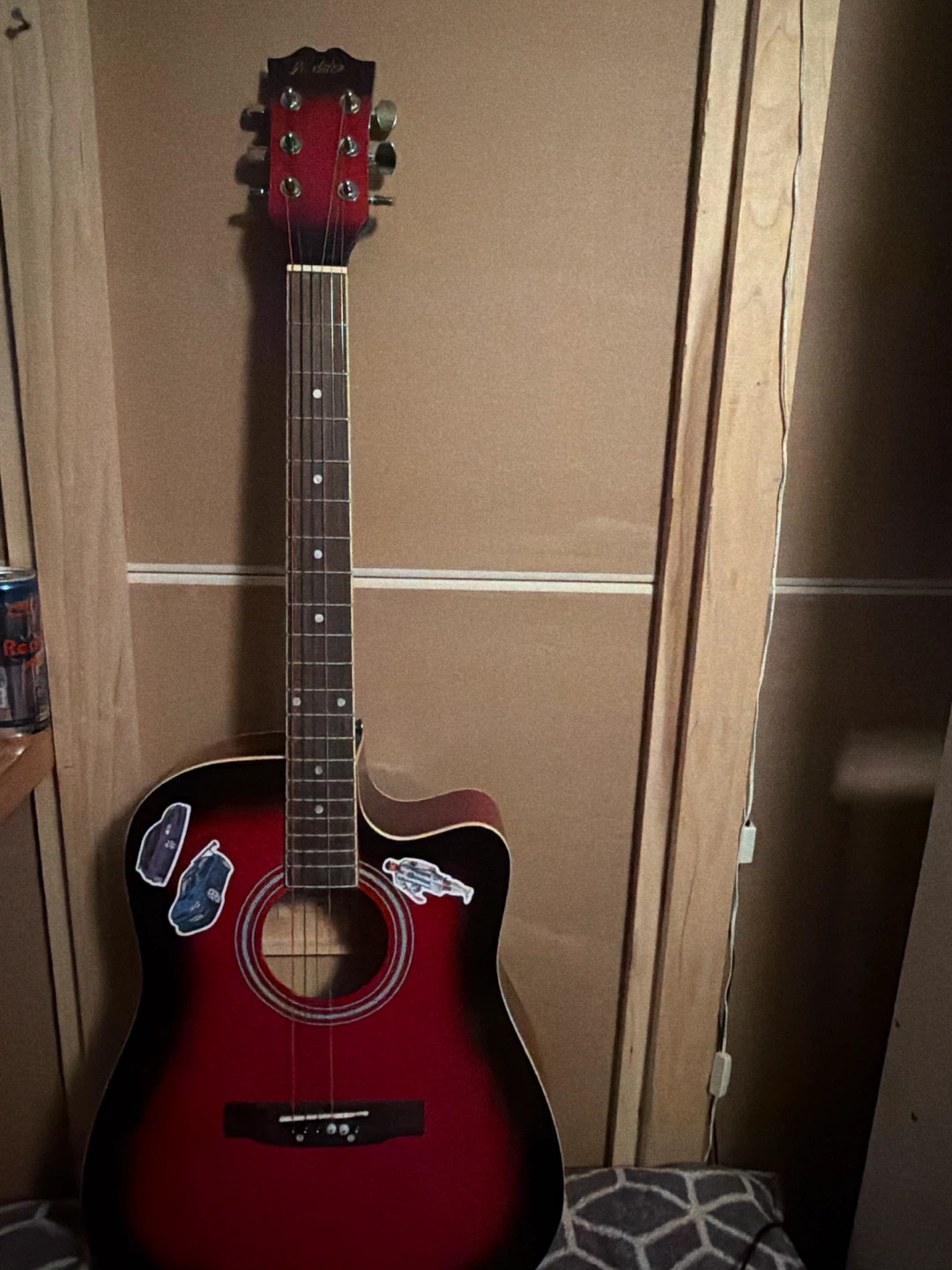 Acoustic-Electric Guitar, Red Sunburst