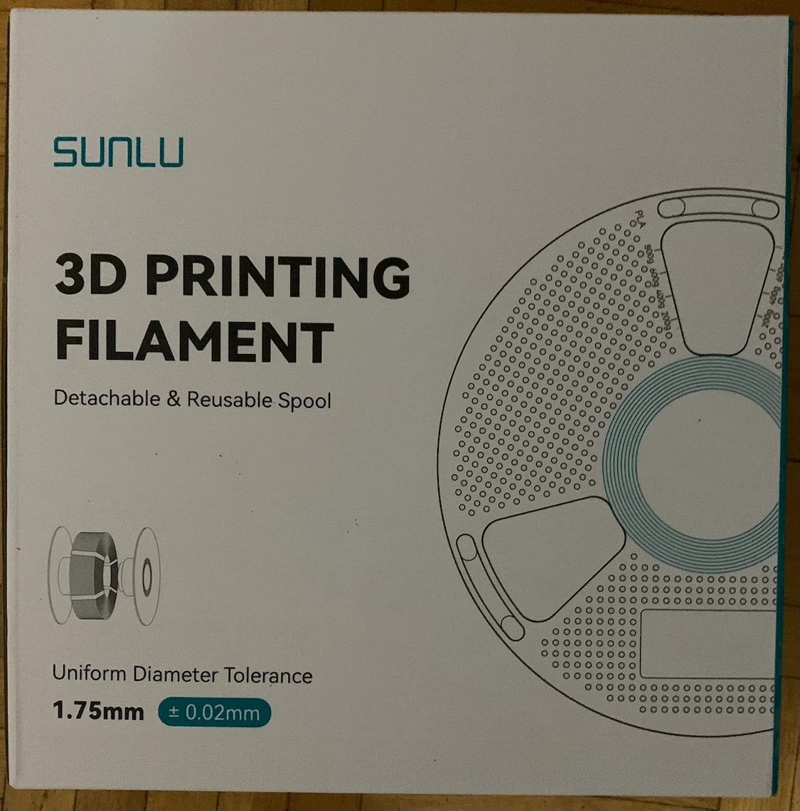 SUNLU 3D Printing PLA+ Filament 1kg (3 rolls)