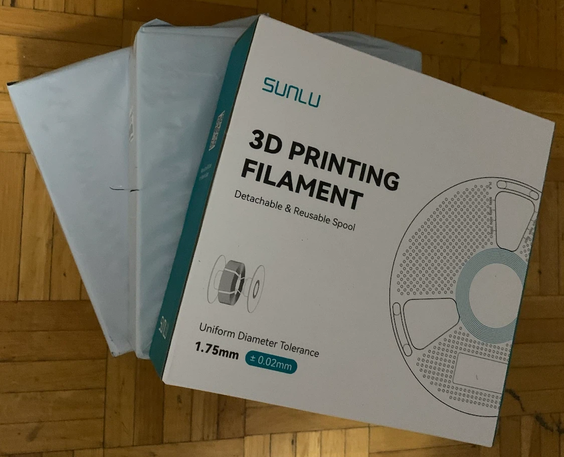 SUNLU 3D Printing PLA+ Filament 1kg (3 rolls) - photo 3