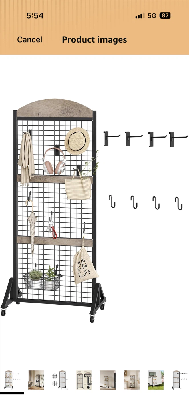 CHOEZON Grid Wall Display Stand - photo 2