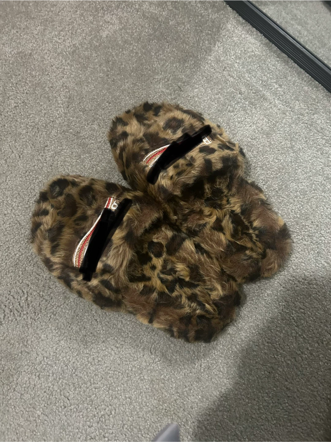 Balenciaga Leopard Fur Slides - photo 3