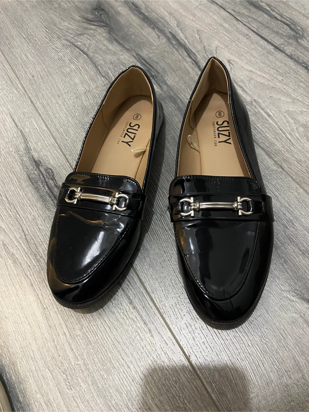 Suzy Black Patent Loafers - photo 2