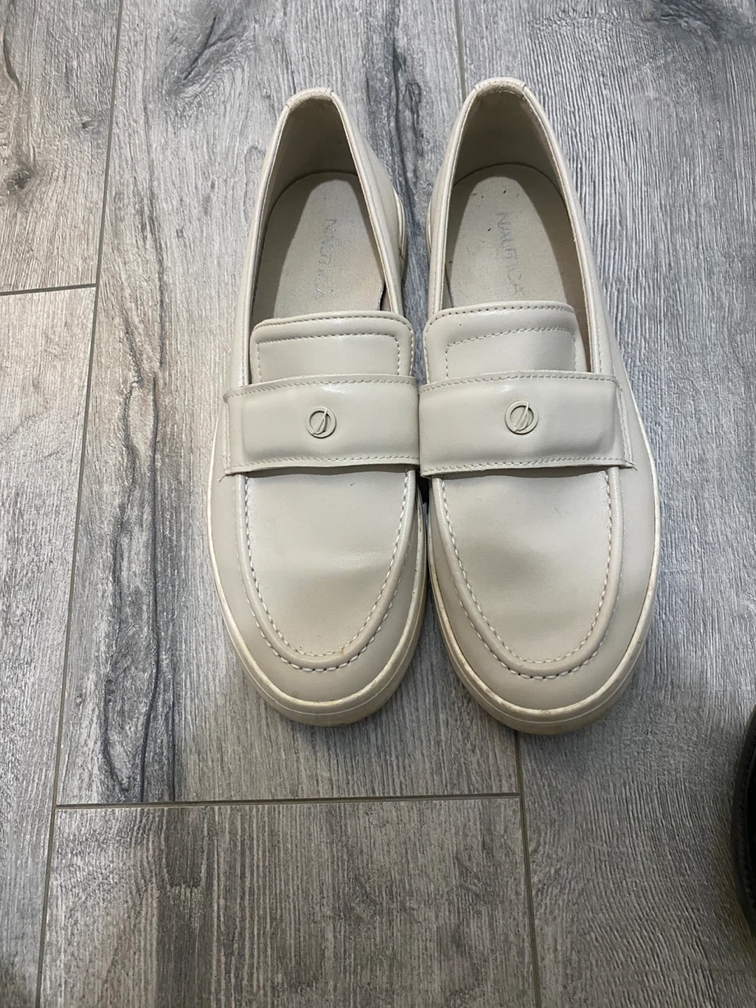 Nautica Reynosa Loafers - Cream