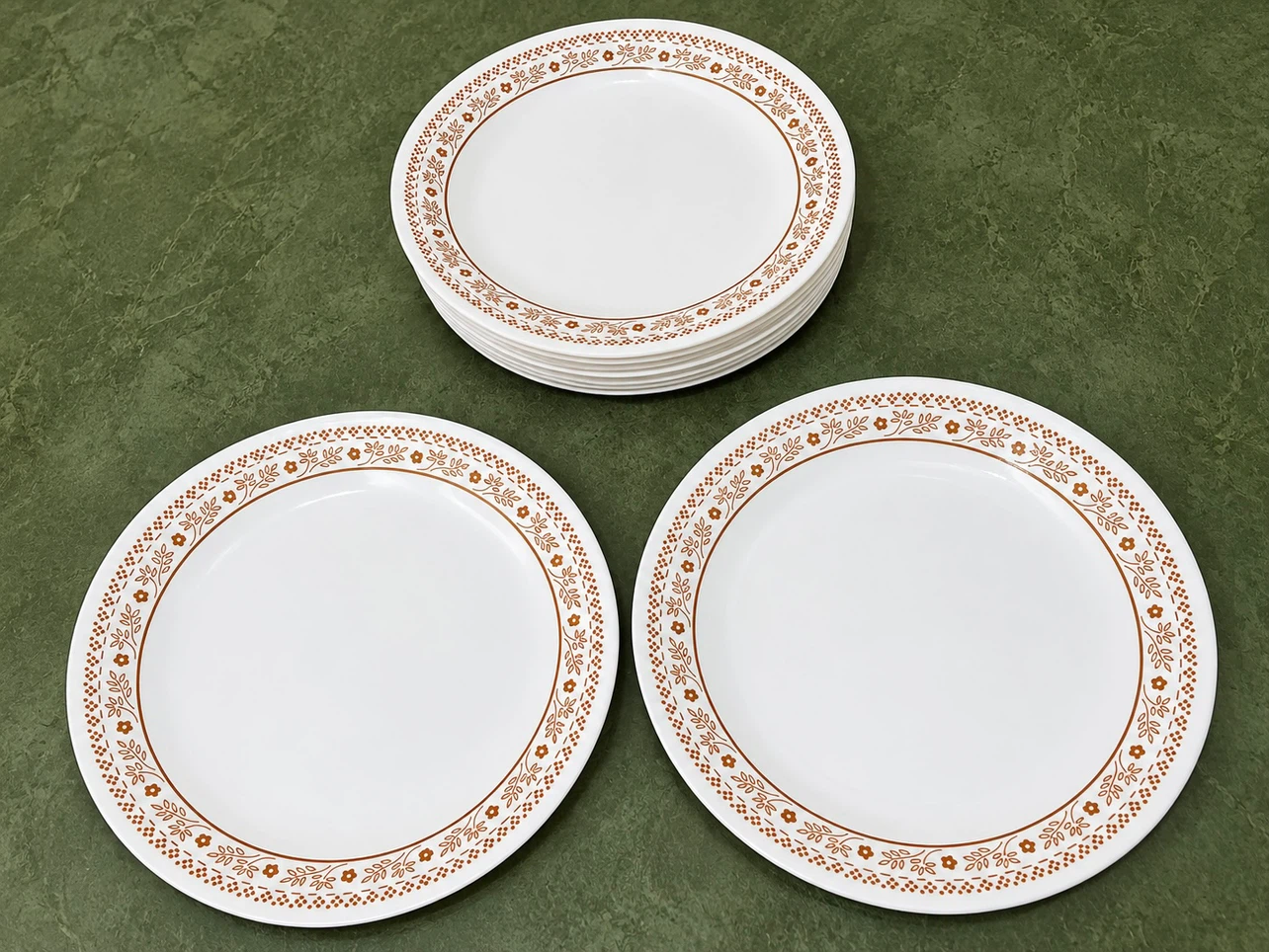 Vintage Corelle Summer Impressions Dinner Plates – Set of 12