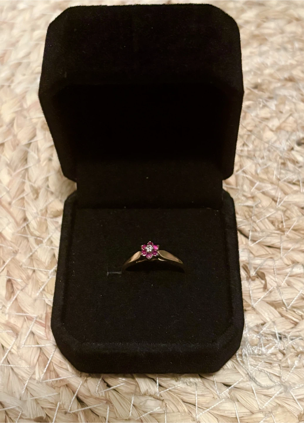 14k Gold Ruby cluster Ring 💍 - photo 3