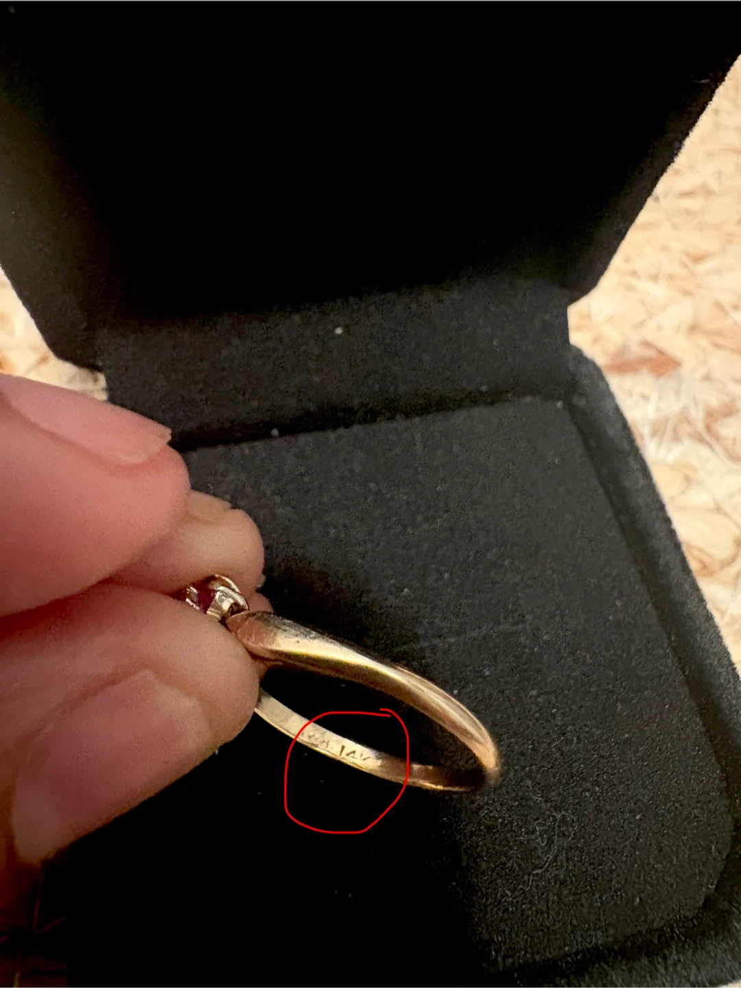 14k Gold Ruby cluster Ring 💍 - photo 4