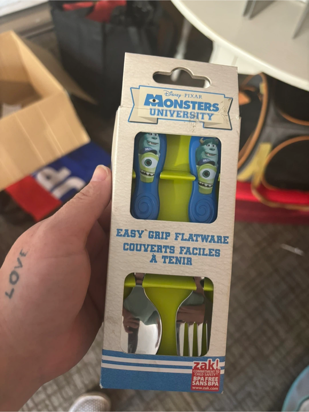 Toddler spoon and fork set