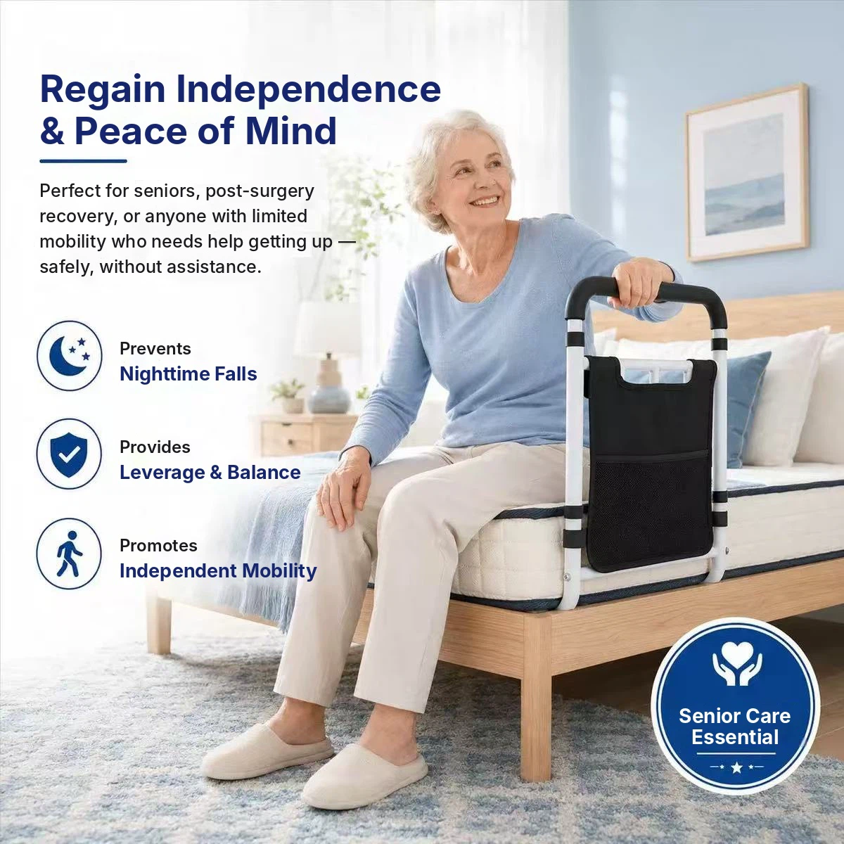Bed Assist Rail for Seniors – BRAND NEW in Box (22 available)
