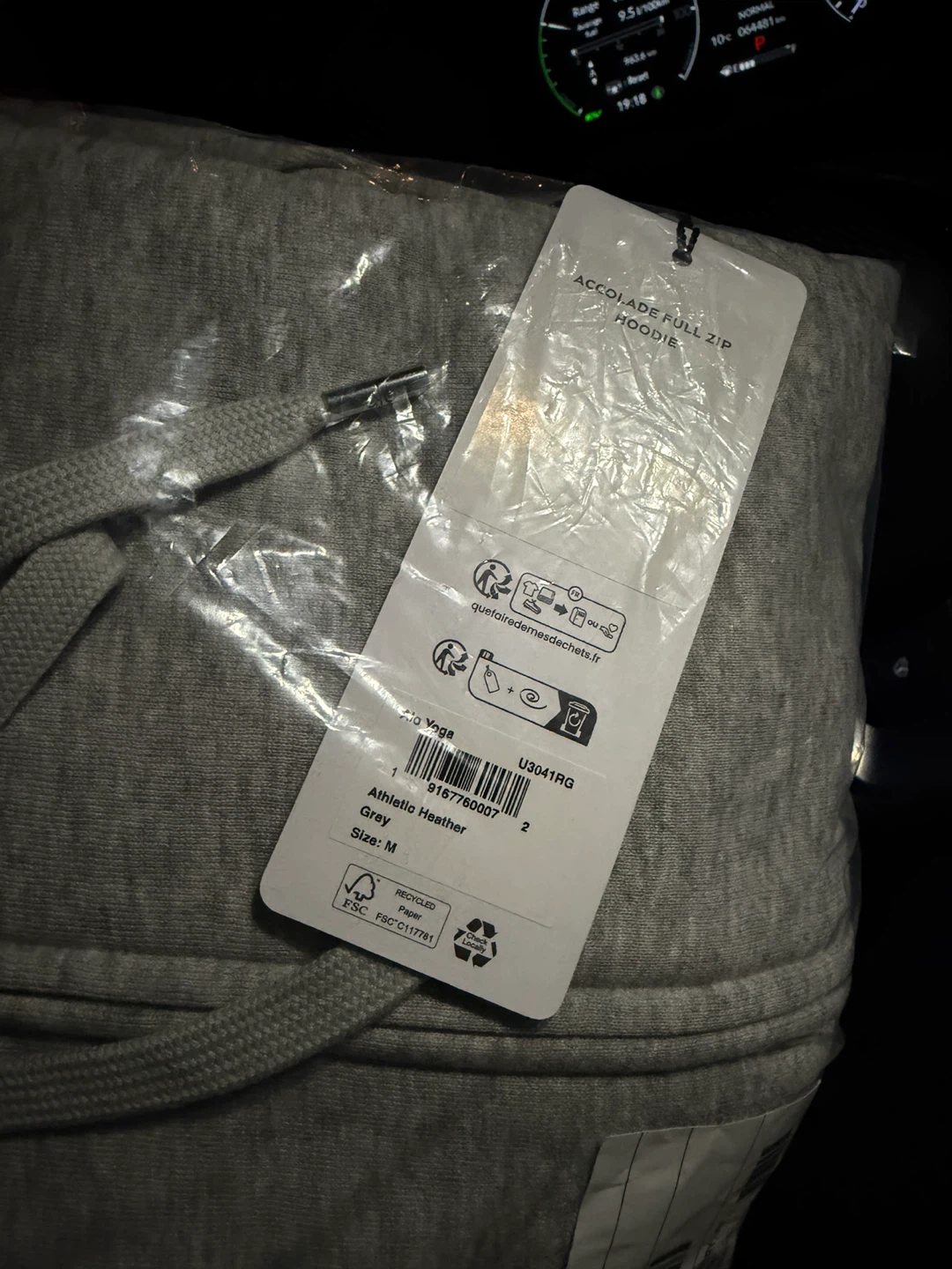 New Alo Yoga Accolade Full Zip Tracksuit - Grey - photo 4