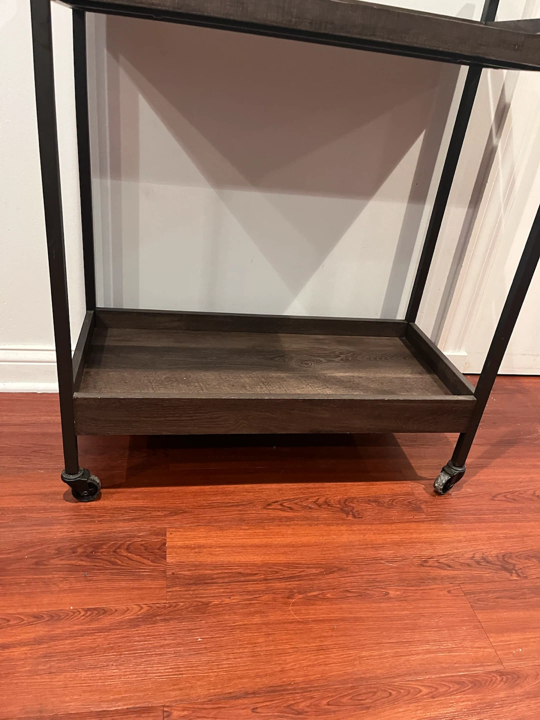 Industrial Rolling Bar Cart - photo 2