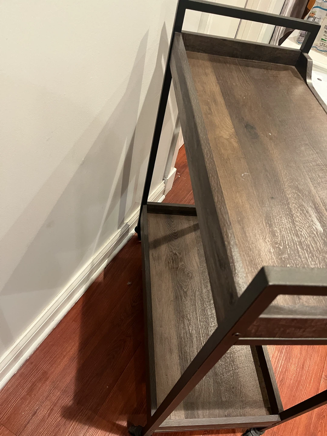 Industrial Rolling Bar Cart - photo 4