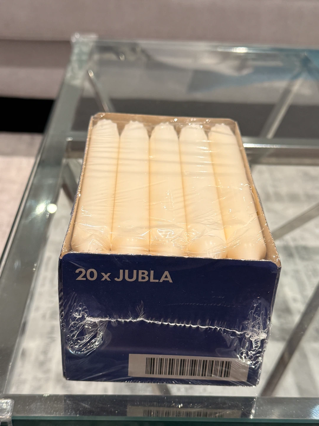 NEW - IKEA JUBLA Unscented Candles - 20 Pack - photo 2
