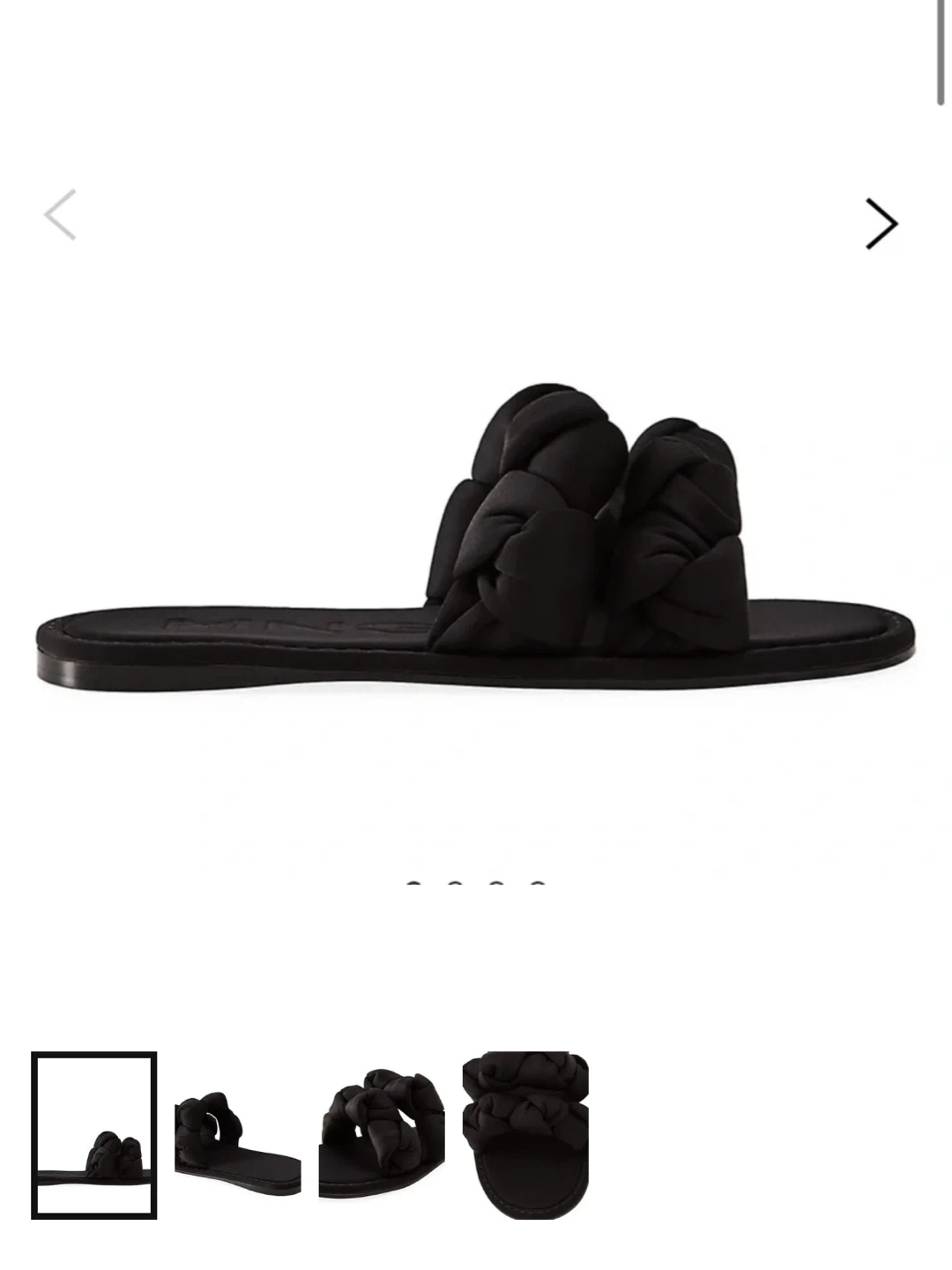 (Unworn) MNG Ori Braided Puff Sandals
