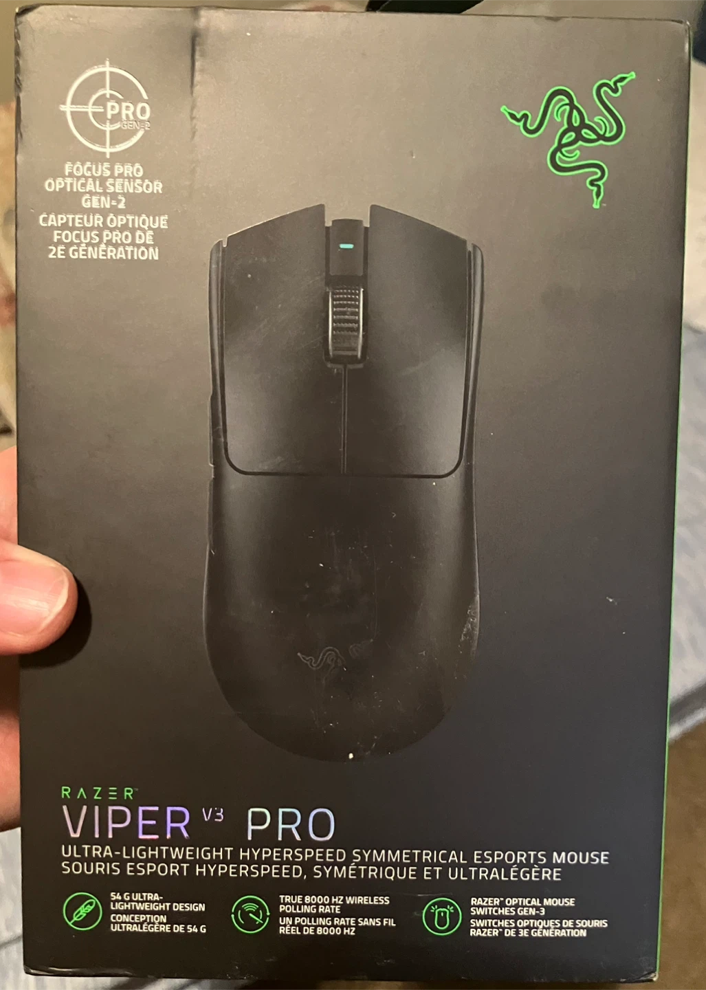 Razer Viper V3 Pro gaming mouse (black) - photo 3