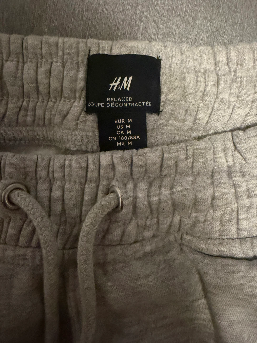 H&M Relaxed Fit Joggers Grey mens oversized - photo 2