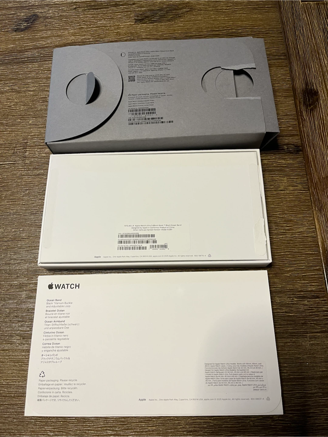 Apple Watch Ultra 3 49mm Black Titanium with Black Ocean Band - photo 5