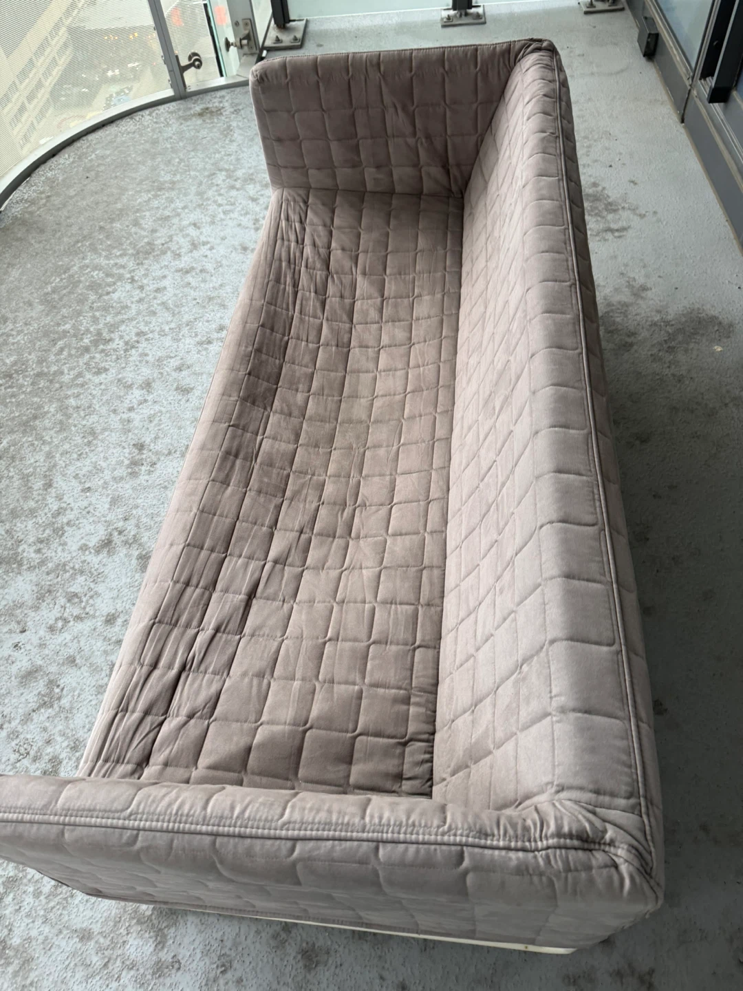 Quilted fabric sofa - photo 2