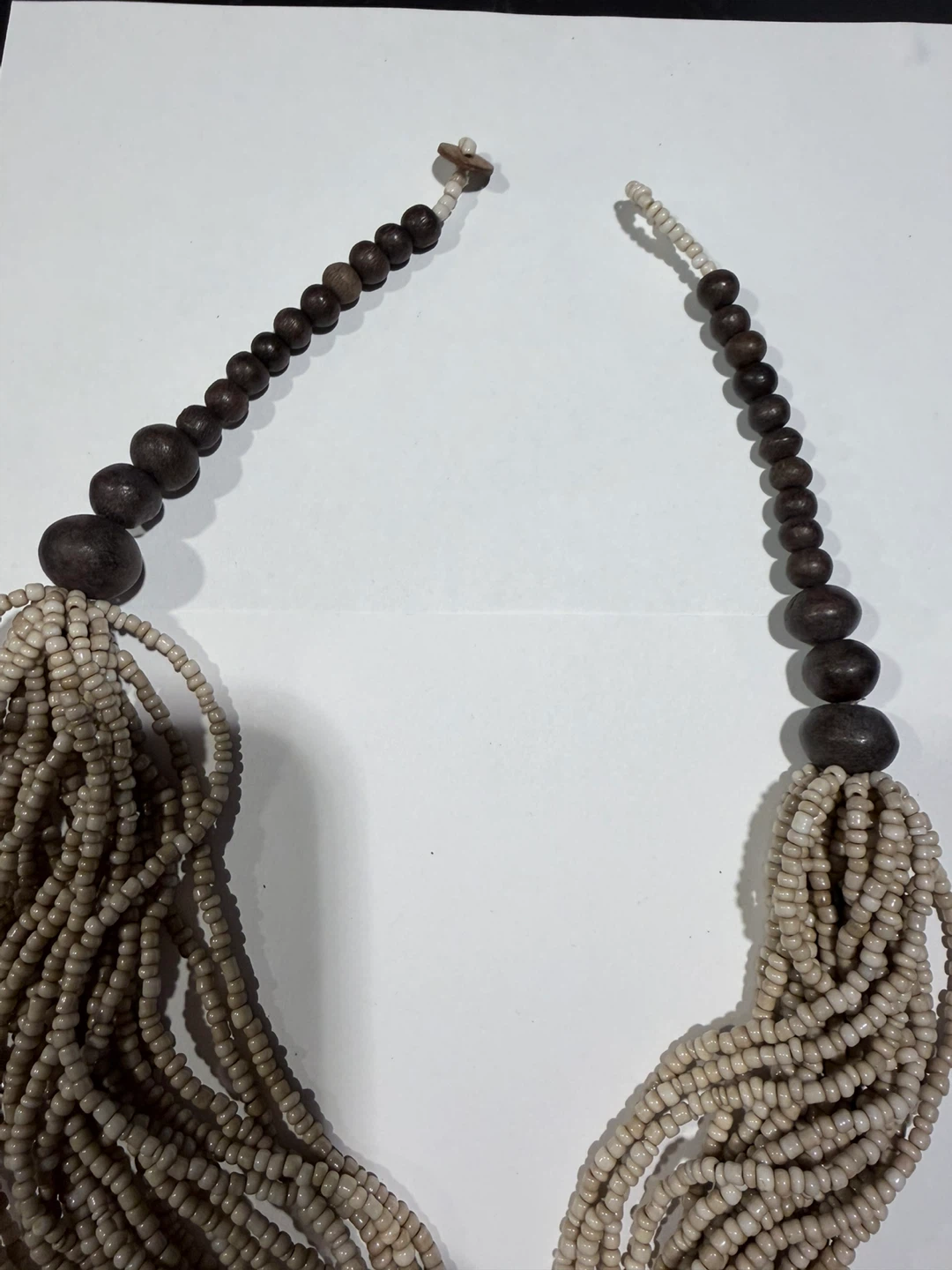 Handmade Mexican Abalone Beaded Necklace Artisan - photo 5