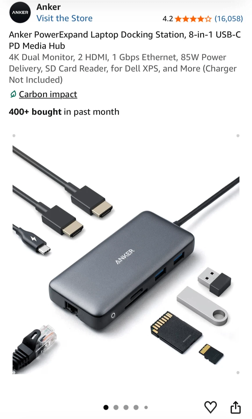 Anker PowerExpand 8-in-1 USB-C PD Media Hub