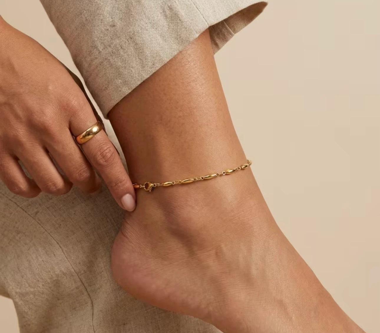 Gold Tone Ankle Bracelet - photo 2