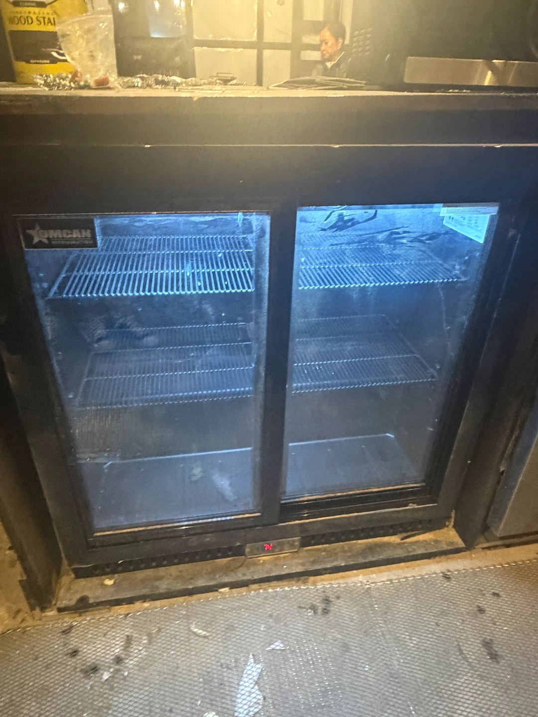 OMCAN Commercial Back Bar Refrigerator – Brand New, Never Used!