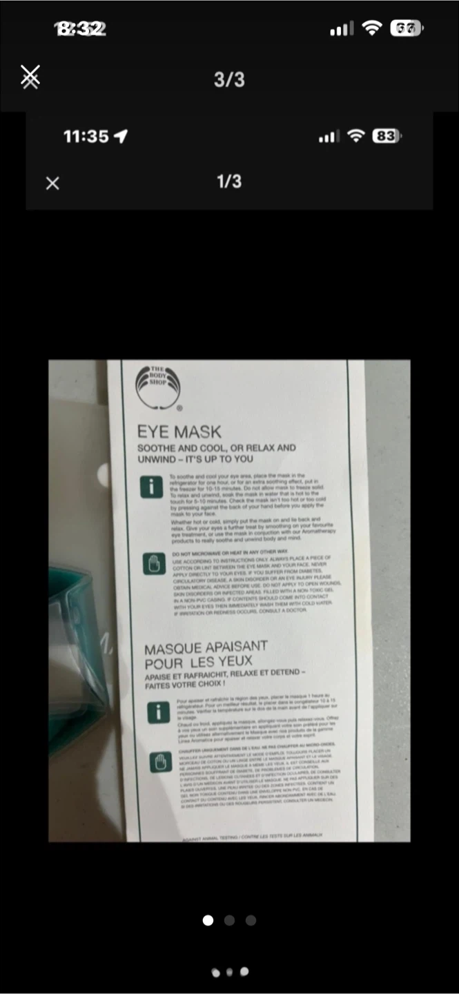 The Body Shop Eye Mask - photo 3