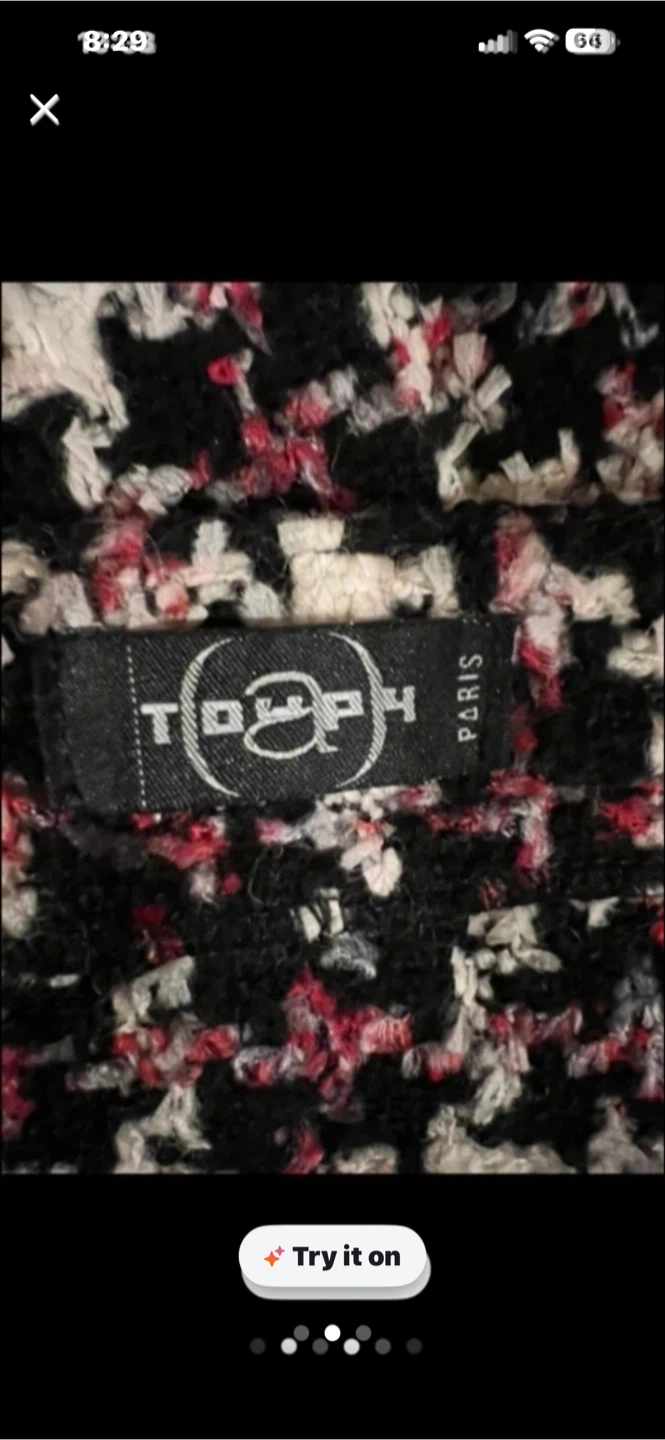 Toupy Paris Houndstooth Skirt - photo 2