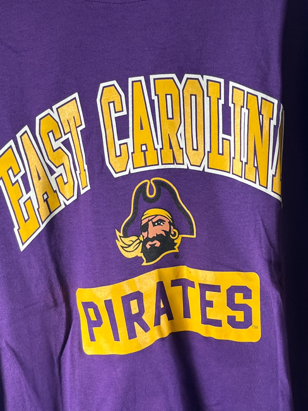 ECU Pirates Youth LS Shirt Size 8 Purple - photo 3