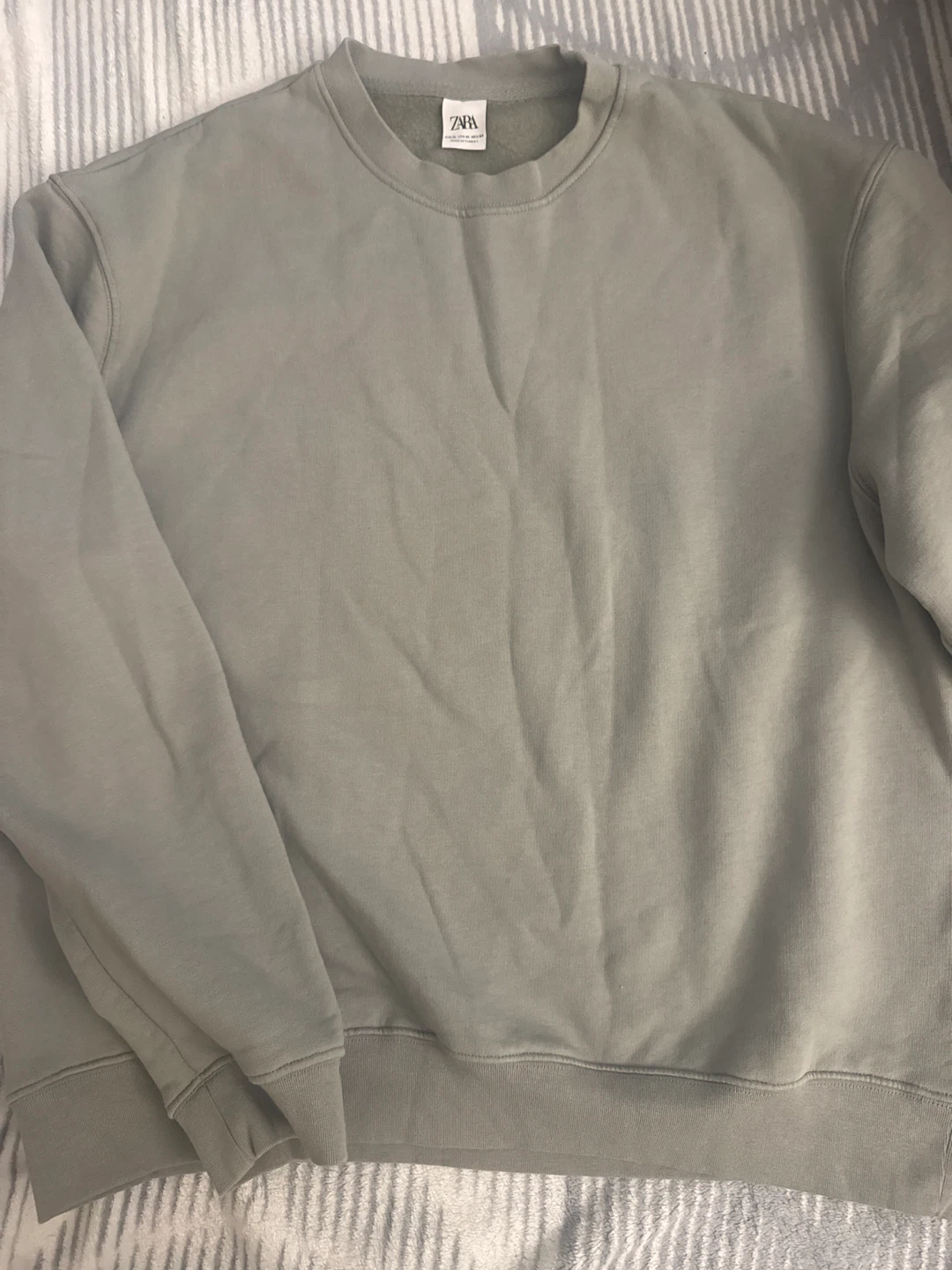 Zara sage green crewneck sweater - photo 2