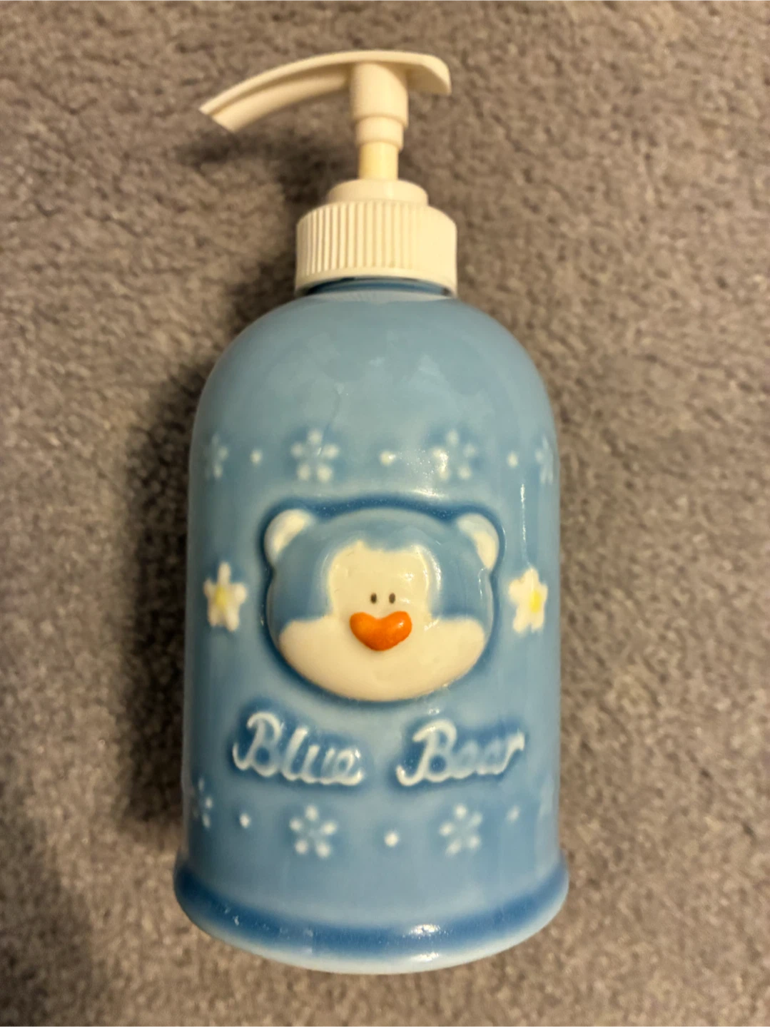 Morning Glory Blue Bear Bathroom Set - photo 2