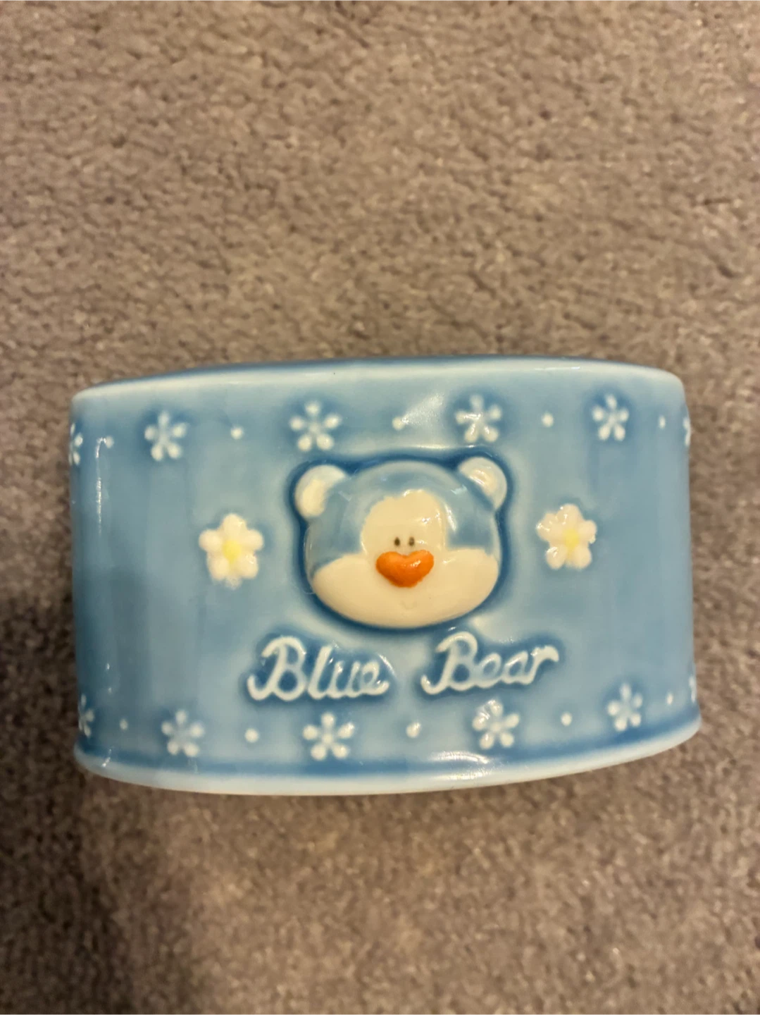 Morning Glory Blue Bear Bathroom Set - photo 4