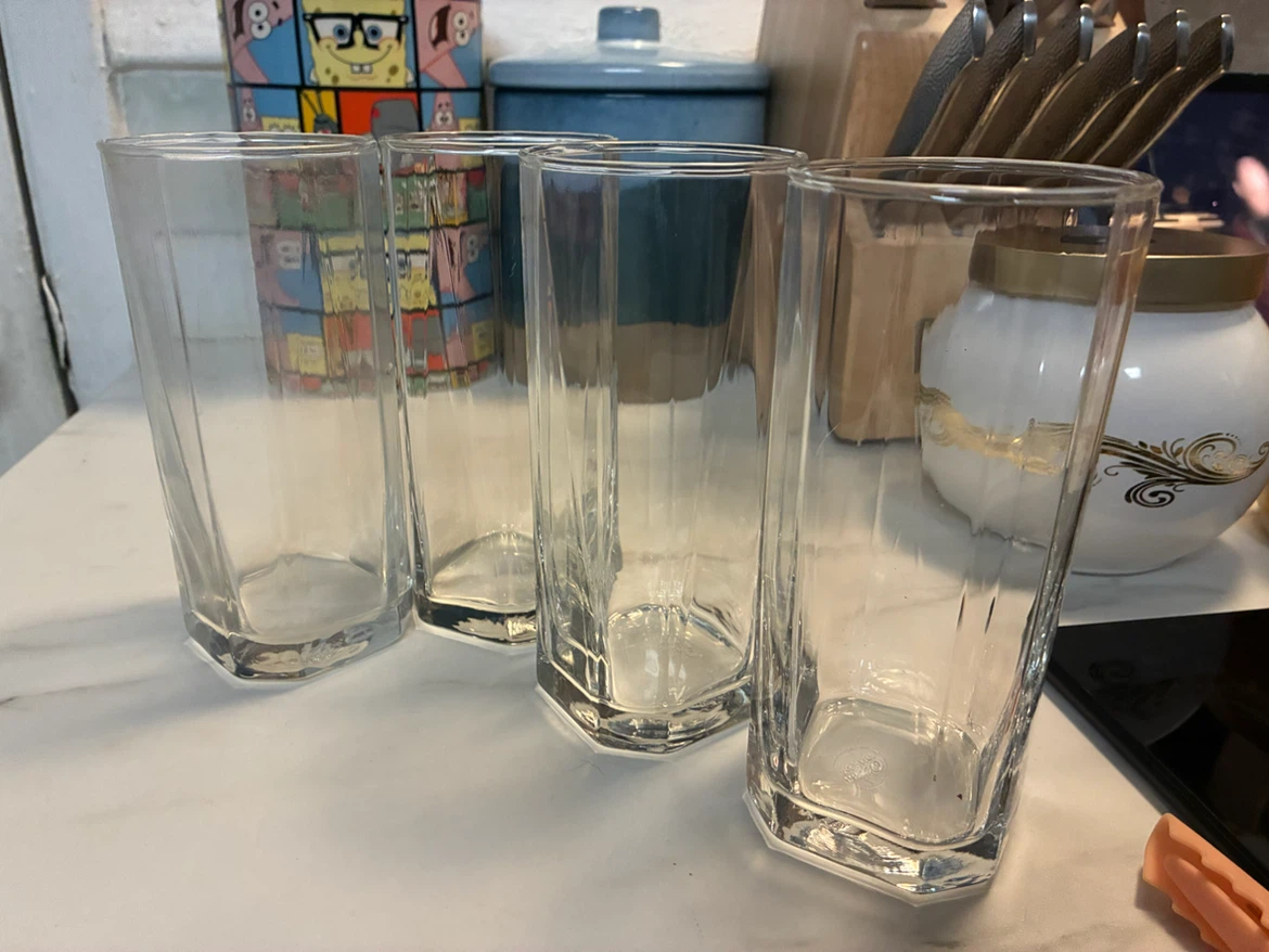Set of 4 Glass Tumblers - photo 2