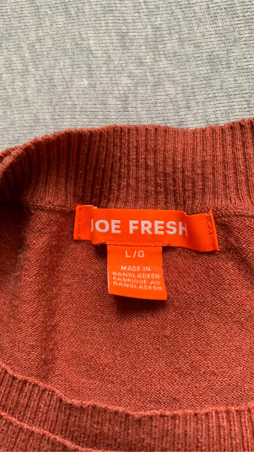 Burnt Orange Ladies Sweater - Size Large - photo 3