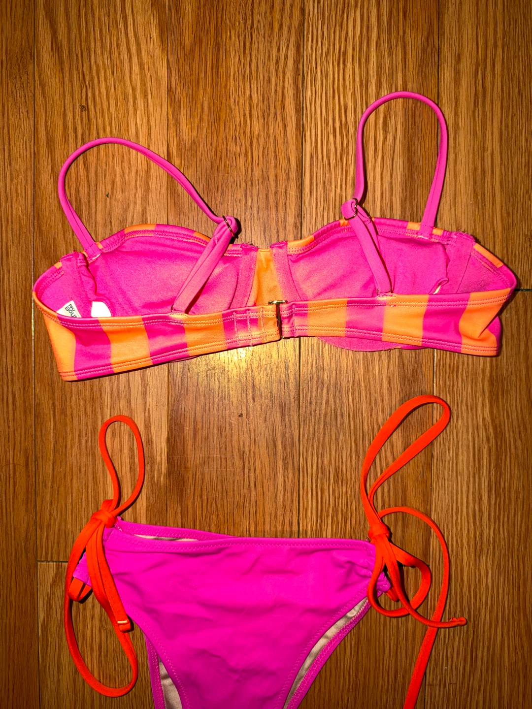 Shade Shore Bikini Medium M Bottoms Orange Pink Swimsuit - photo 2