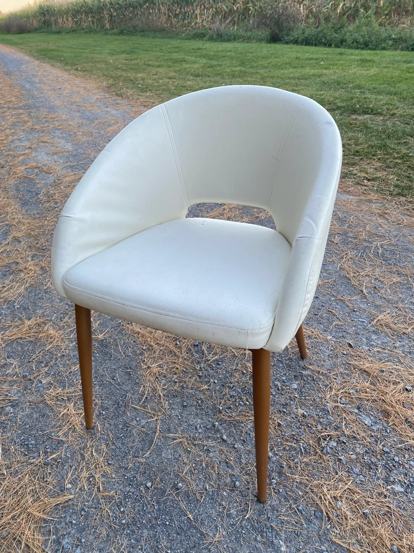 LumiSource Renee Cream Accent Chair