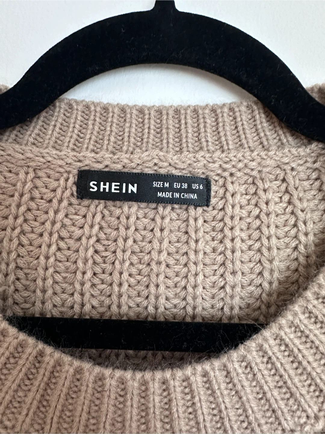 SHEIN Beige Chunky Knit Sweater - photo 2